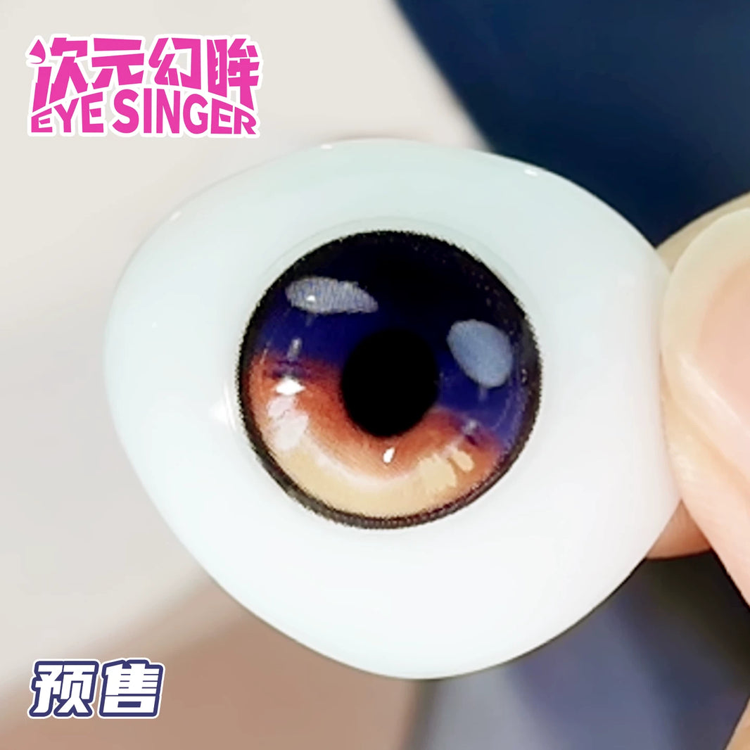 次元幻眸德克萨斯cos美瞳紫色高光大直径月抛漫展二次元带度数