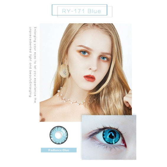 Fancy Look Radiance 1-Year Anime Doll Eye Cosplay Contact Lenses – Vibrant Series