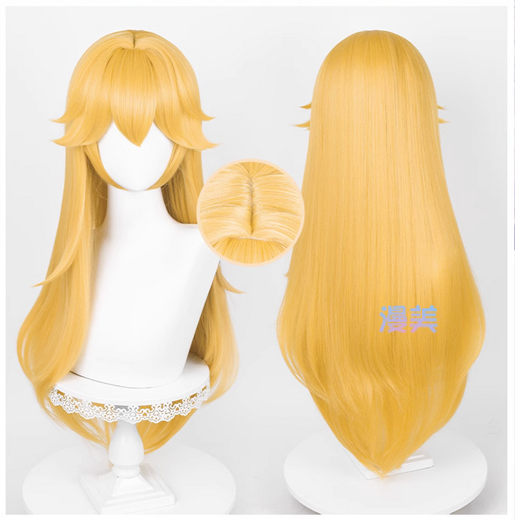 Manmei Wigs: Super Mario: Princess Peach Cosplay Wigs Authentic Manmei Brand Anime Game