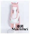 Manmei Wigs: Darling of the Franxx: Zero Two 02 Cosplay Wigs Authentic Manmei Brand Anime Game