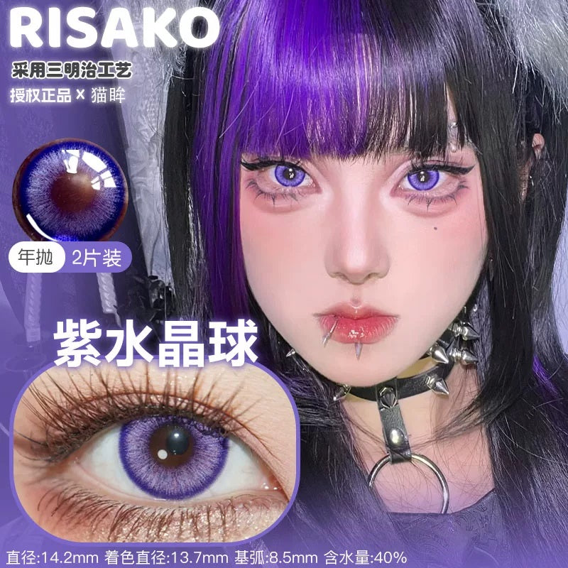 CUPID × RISAKO 1 Year Disposable Cosplay Contact Lenses