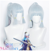 Manmei Wigs: Genshin Impact Ayaka Kamisato Frostflake Heron Cosplay Wigs (Authentic)