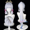 Manmei Wigs: Genshin Impact Ayaka Kamisato Frostflake Heron Cosplay Wigs (Authentic)