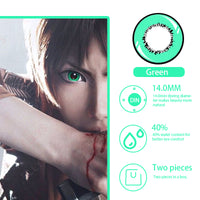 CosCon Element Harajuku 1-Year Graded Anime Doll Eye Cosplay Contact Lenses – Super Vibrant