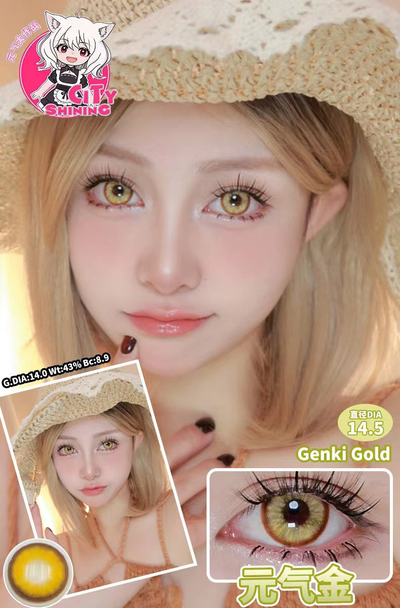 Shining City 1-Day Korean Anime Doll Eye Cosplay Contact Lenses