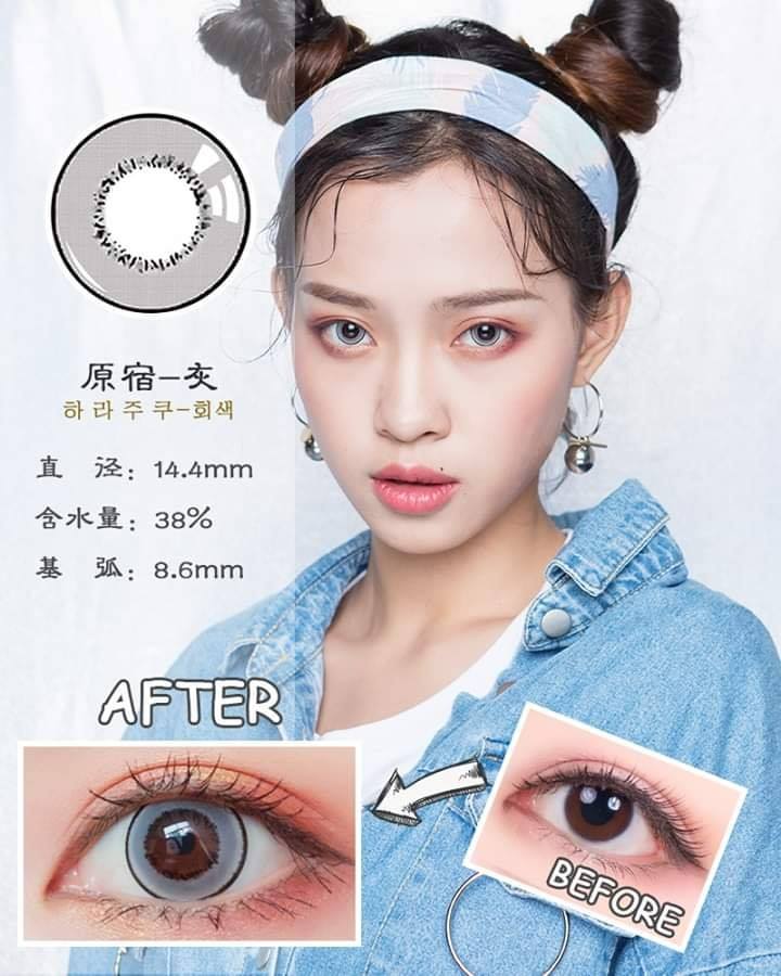 CosCon Element Harajuku 1-Year Graded Anime Doll Eye Cosplay Contact Lenses – Super Vibrant