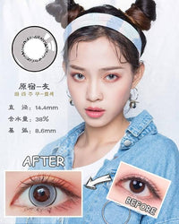 CosCon Element Harajuku 1-Year Graded Anime Doll Eye Cosplay Contact Lenses – Super Vibrant
