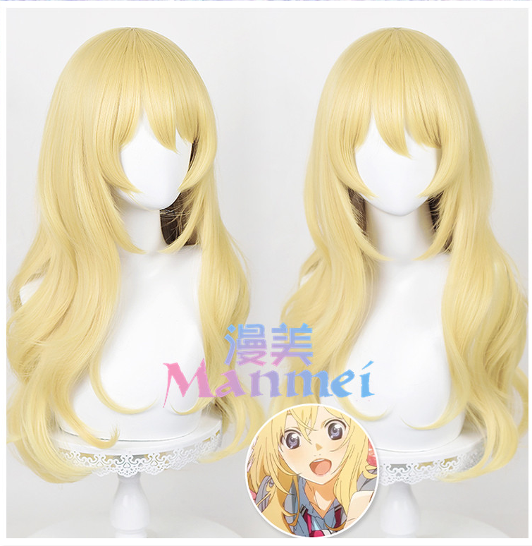 Manmei Wigs: Your Lie in April: Kaori Miyazono Kousei Arima Cosplay Wigs Authentic Manmei Brand Anime Game