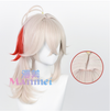 Manmei Wigs: Genshin Impact Kaedehara Kazuha Scarlet Leaves Pursue Wild Waves Cosplay Wigs