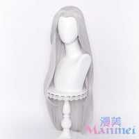 Manmei Unisex Traditional Style Middle Part Cosplay Wig with Widow's Peak – Multiple Colors