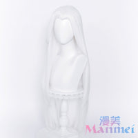 Manmei Unisex Traditional Style Middle Part Cosplay Wig with Widow's Peak – Multiple Colors