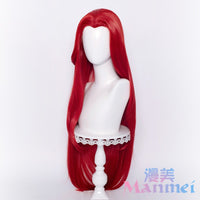 Manmei Unisex Traditional Style Middle Part Cosplay Wig with Widow's Peak – Multiple Colors