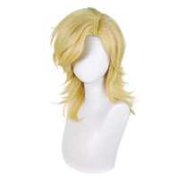 Manmei 45cm Wolf Tail Outward Flipped Universal Cosplay Wig with Flexible Parting