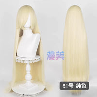 Manmei 100cm Long Straight Cosplay Wig for Anime, Costume & Character Styling