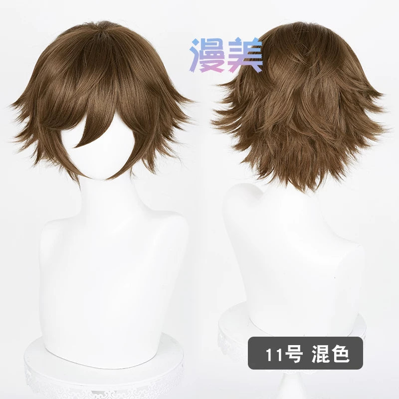 Manmei Upgraded 32cm Outward Flipped Universal Cosplay Wig Colors 1 – 72