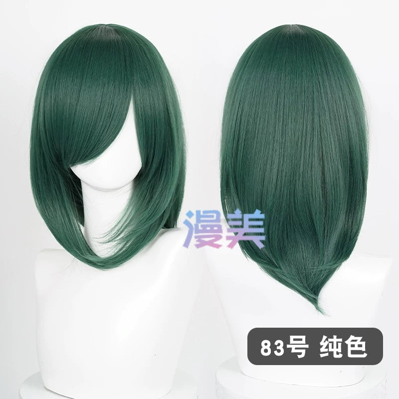 Manmei 40cm Medium Length Universal Cosplay Wig with Inward Curved Ends