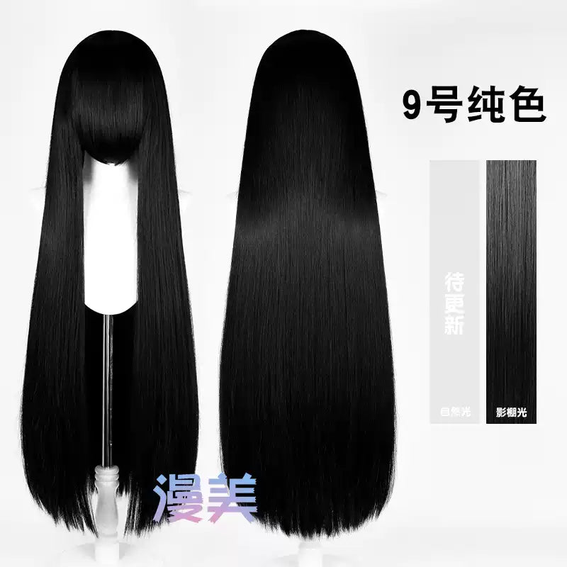 Manmei 600g Upgraded Thickened 100cm Long Straight Universal Cosplay Wig – 168 Colors