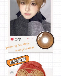 DGUGULENS Orange 1-Day Anime Cosplay Contact Lenses – Hinata Shoyo Collection