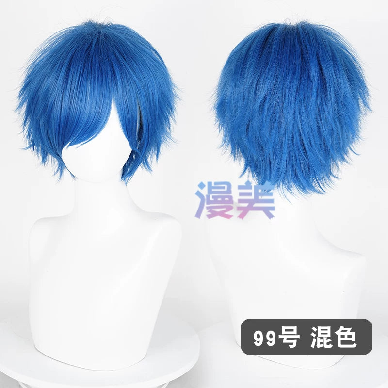 Manmei 30cm Teased Outward Flipped Short Universal Cosplay Wig