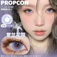 Propcon 1-Day Siren Tear Blue Jade Glass Orchid Garden Gold Crimson Cosplay Contact Lenses