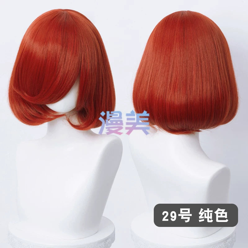 Manmei Bobo Bob Cut Inward Curled Short Universal Cosplay Wig