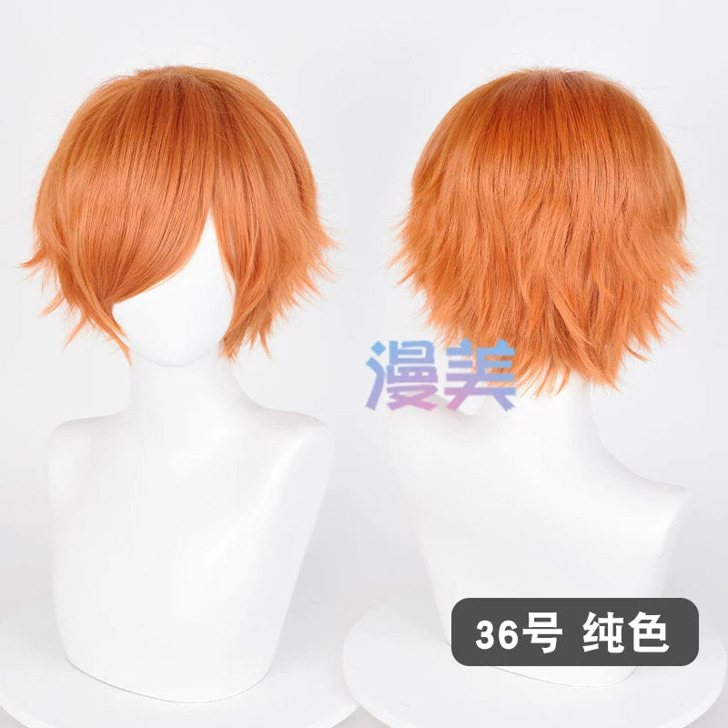Manmei 30cm Teased Outward Flipped Short Universal Cosplay Wig