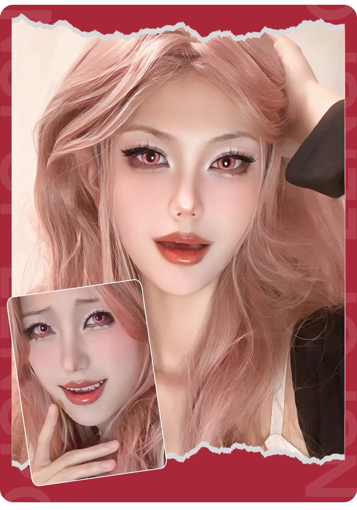LENSPOP Starlight Tears 6-Month Cosplay Contact Lenses – Halo Sandwich Series