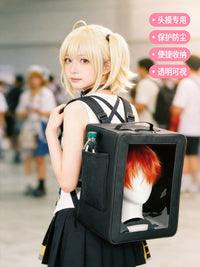 Portable Cosplay Wig & Mannequin Head Display Case