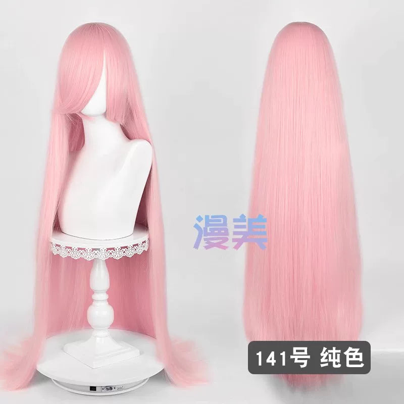 Manmei 100cm Long Straight Cosplay Wig for Anime, Costume & Character Styling