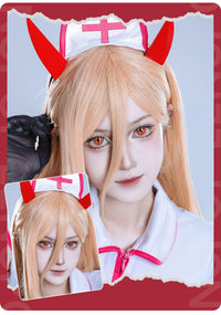 LENSPOP Chainsaw Man 6-Month 1:1 Cosplay Contact Lenses – Makima, Power & Asa Mitaka