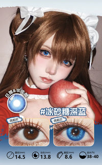 LENSPOP Blue Collection 1-Day Anime Cosplay Contact Lenses