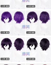 Manmei Upgraded 32cm Outward-Flipped Universal Cosplay Wig Colors 73 – 168
