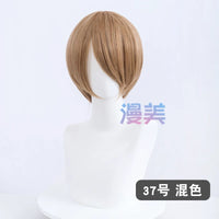 Manmei 30cm Face Framing Short Universal Cosplay Wig with Scalp Top