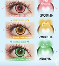 DGUGULENS Bo Wang Wang Green 1-Day Anime Cosplay Contact Lenses – Tushan Susu