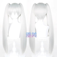 Manmei 80cm Thick Crimped Clip On Twin Ponytail Cosplay Hairpieces