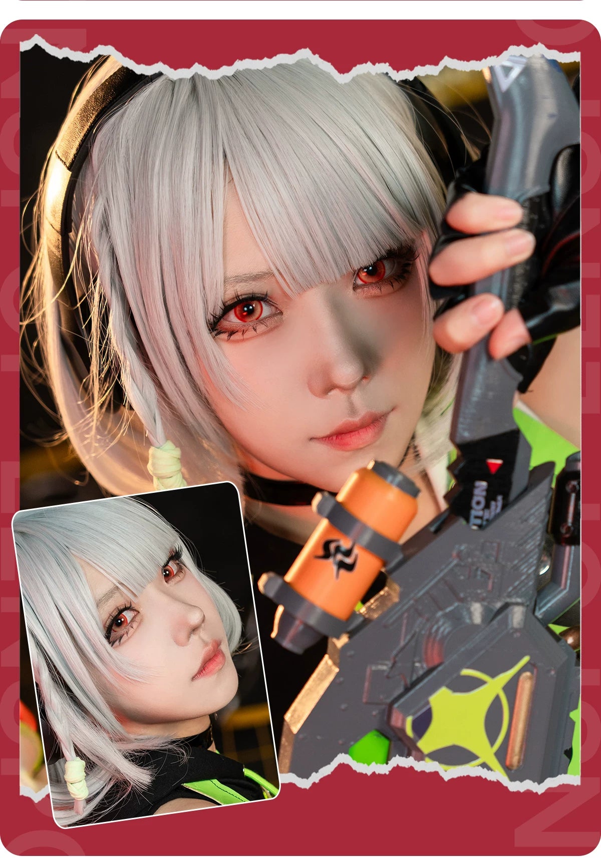 LENSPOP Yuan Ji 6-Month Cosplay Contact Lenses – Heart-Core Pearl Sandwich Series