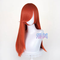 Manmei 60cm Long Straight Universal Cosplay Wig with Long Bangs