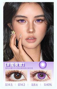 DOYA Protagonist Eye Series Daily Cosplay Contact Lenses – 14.5mm Fixed-Axis Blue