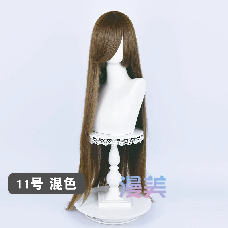 Manmei 100cm Long Straight Cosplay Wig for Anime, Costume & Character Styling