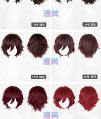 Manmei Upgraded 32cm Outward Flipped Universal Cosplay Wig Colors 1 – 72