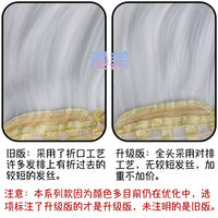漫美万用虎口夹90cm双马尾cos假发20色可选毛娘造型练手角色假毛