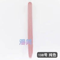 Manmei 90cm Universal Claw Clip Ponytail Cosplay Wig Extension 30+ Colors