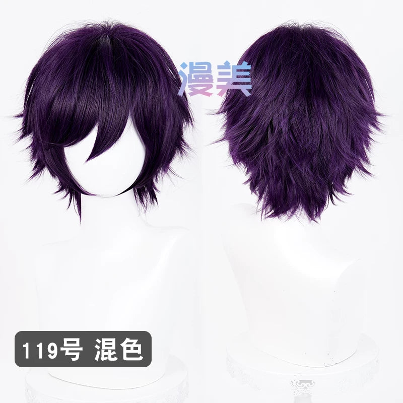 Manmei Upgraded 32cm Outward-Flipped Universal Cosplay Wig Colors 73 – 168