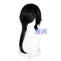 Manmei Medium Long Outward Flipped Wolf Tail Universal Cosplay Wig