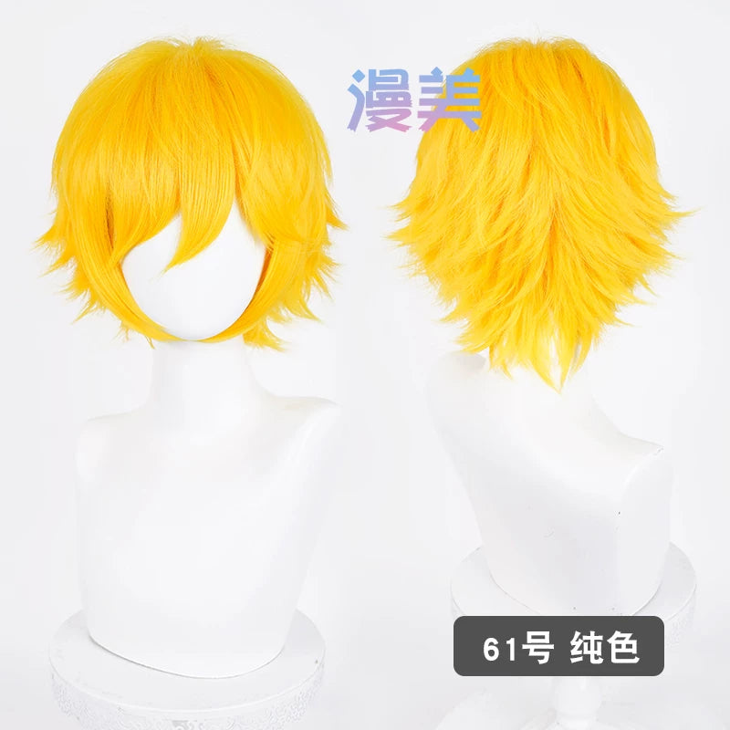 Manmei Upgraded 32cm Outward Flipped Universal Cosplay Wig Colors 1 – 72