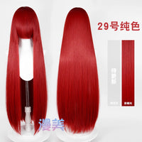 Manmei 600g Upgraded Thickened 100cm Long Straight Universal Cosplay Wig – 168 Colors