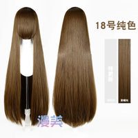 Manmei 600g Upgraded Thickened 100cm Long Straight Universal Cosplay Wig – 168 Colors