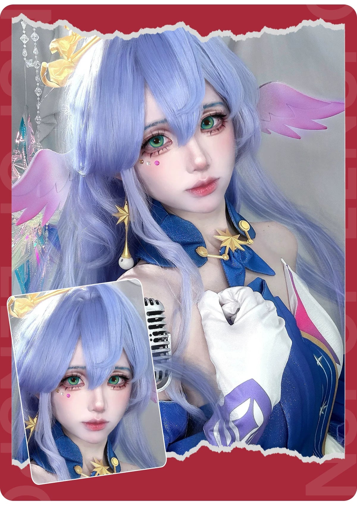 LENSPOP Yuan Ji 6-Month Cosplay Contact Lenses – Heart-Core Pearl Sandwich Series