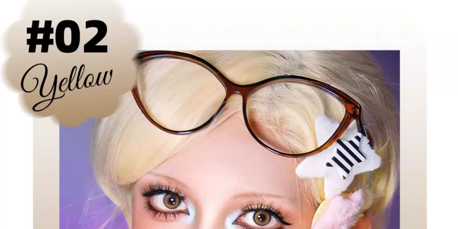 DGUGULENS Small Bean Red Bean 1-Day Small Diameter Cosplay Contact Lenses