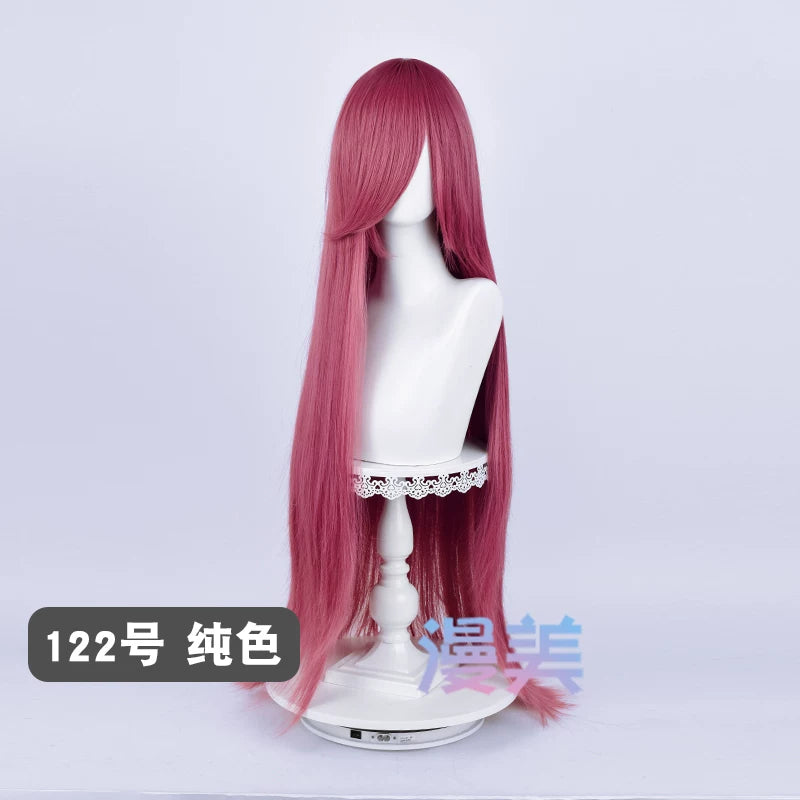 Manmei 100cm Long Straight Cosplay Wig for Anime, Costume & Character Styling